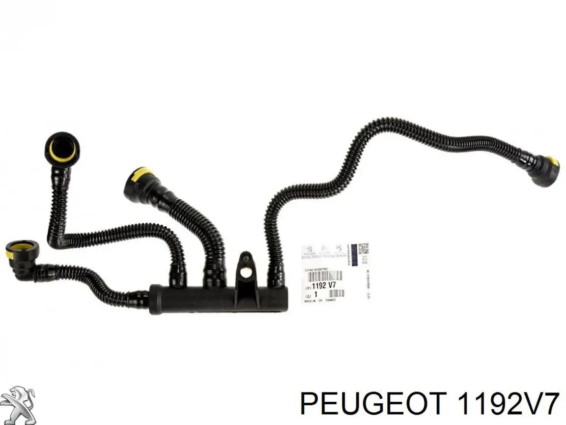Купити 1192V7 Peugeot/Citroen Шланг для видалення повітря