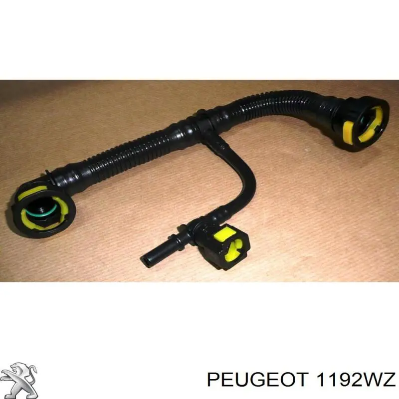 1192WZ Peugeot/Citroen патрубок вентиляції картера, масловіддільника