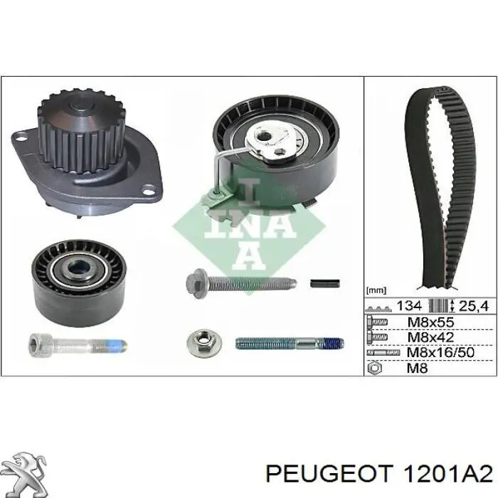 Купити 1201A2 Peugeot/Citroen Насос охолоджуючої рідини