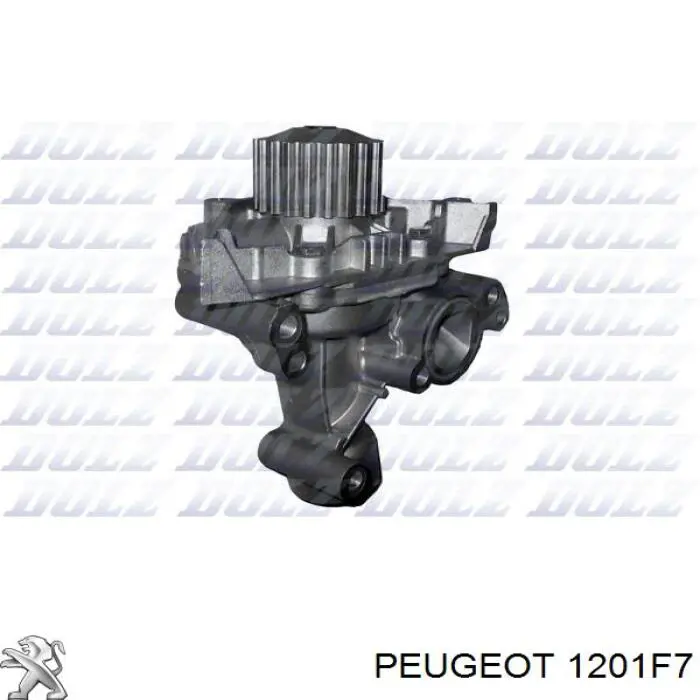 1201F7 Peugeot/Citroen помпа водяна, (насос охолодження)