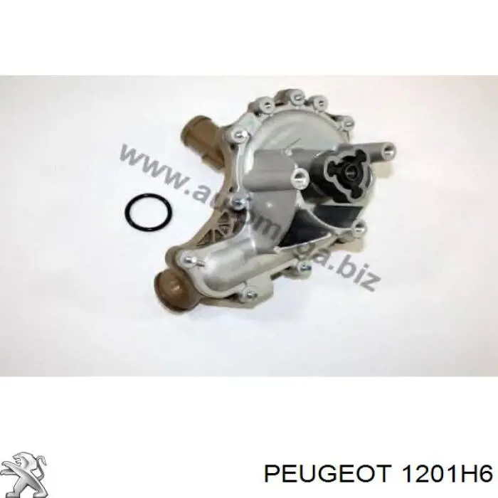 Помпа водяна (насос) охолодження, в зборі з корпусом 1201H6 Peugeot/Citroen
