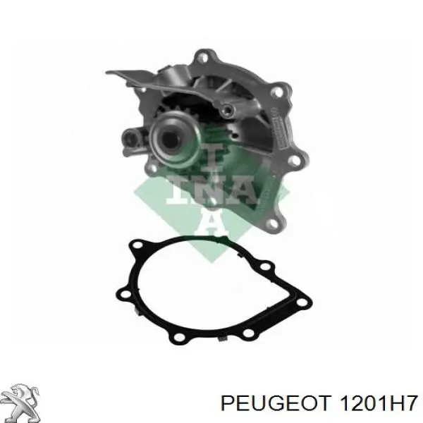 1201H7 Peugeot/Citroen помпа водяна, (насос охолодження)