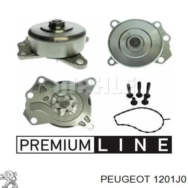 Купити 1201J0 Peugeot/Citroen Насос охолоджуючої рідини