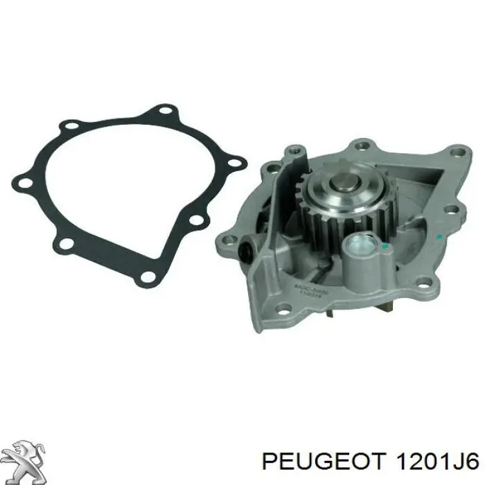 Помпа охолодження Peugeot/Citroen 1201J6 ціна, від 45.34 USD