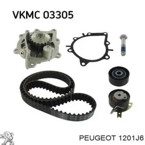 Купити 1201J6 Peugeot/Citroen Насос охолоджуючої рідини