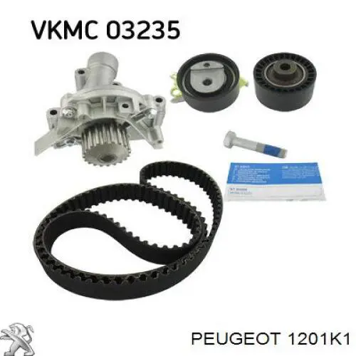Помпа охолодження Peugeot/Citroen 1201K1 ціна, від 47.07 USD