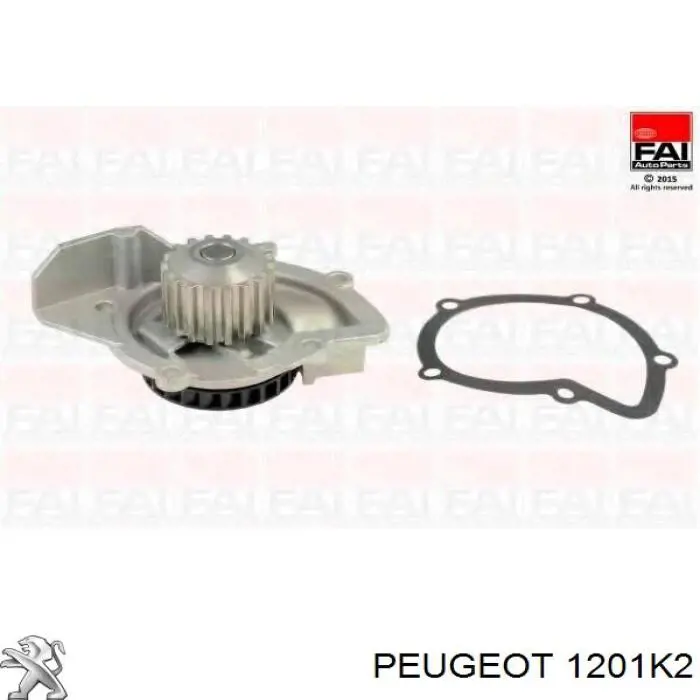 Водяний насос Peugeot/Citroen 1201K2