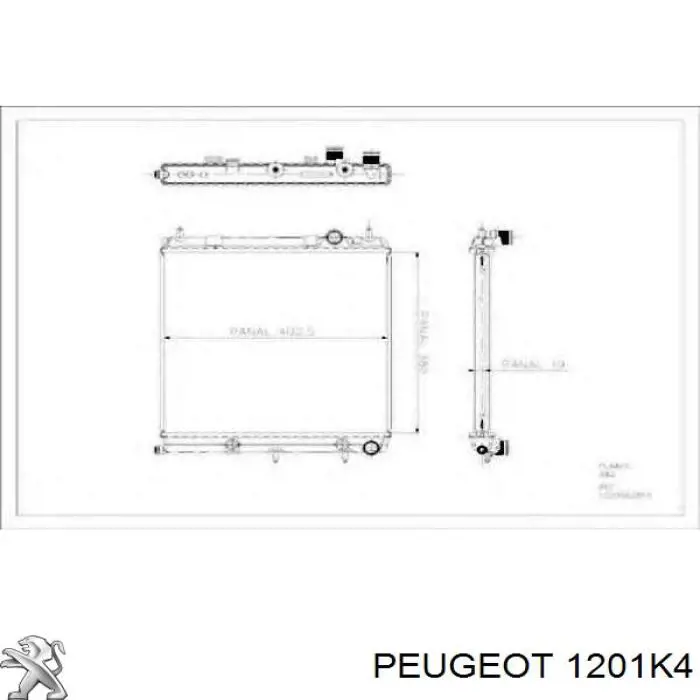 Купити 1201K4 Peugeot/Citroen Насос охолоджуючої рідини
