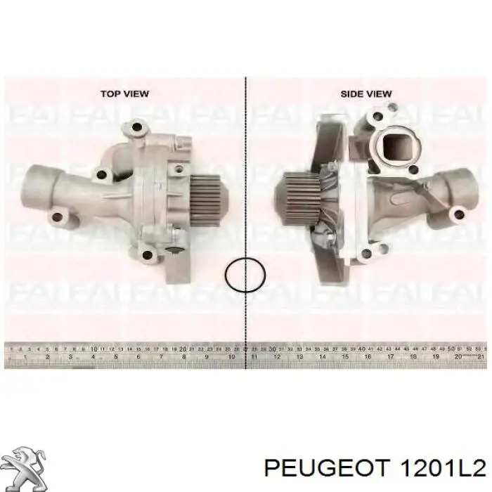 Помпа охолодження Peugeot/Citroen 1201L2 ціна, від 50.98 USD