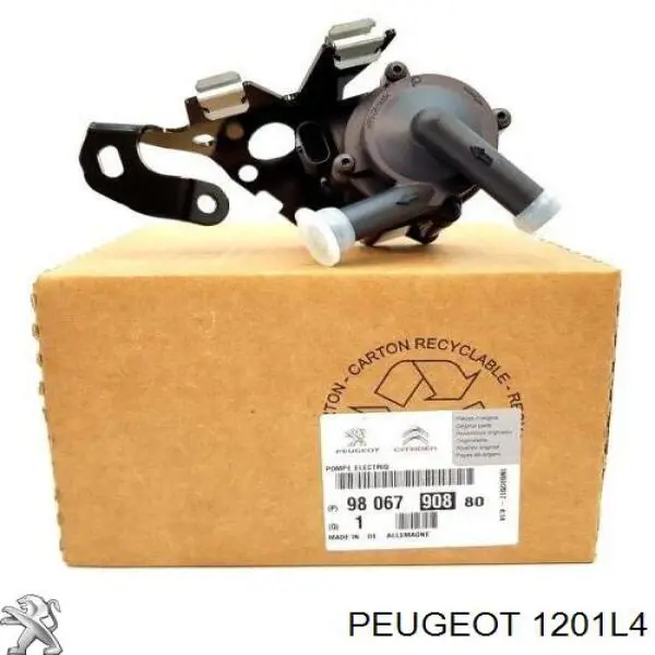 1201L4 Peugeot/Citroen помпа водяна (насос охолодження, додатковий електричний)