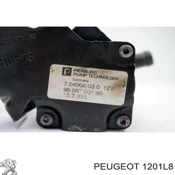 Помпа водяна, (насос) охолодження, додатковий електричний Peugeot/Citroen 1201L8