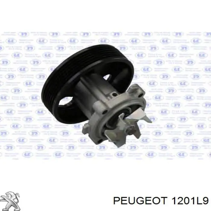 Помпа охолодження Peugeot/Citroen 1201L9 ціна, від 33.26 USD