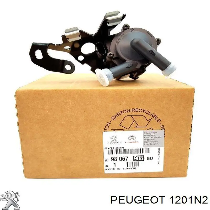 1201N2 Peugeot/Citroen помпа водяна (насос охолодження, додатковий електричний)