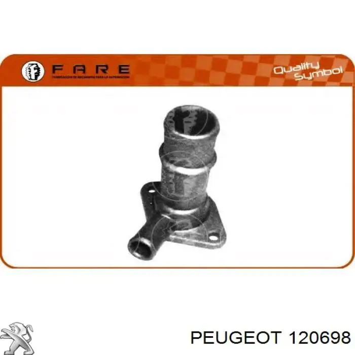 Фланець системи охолодження (трійник) Peugeot/Citroen 120698 ціна, від 2.10 USD