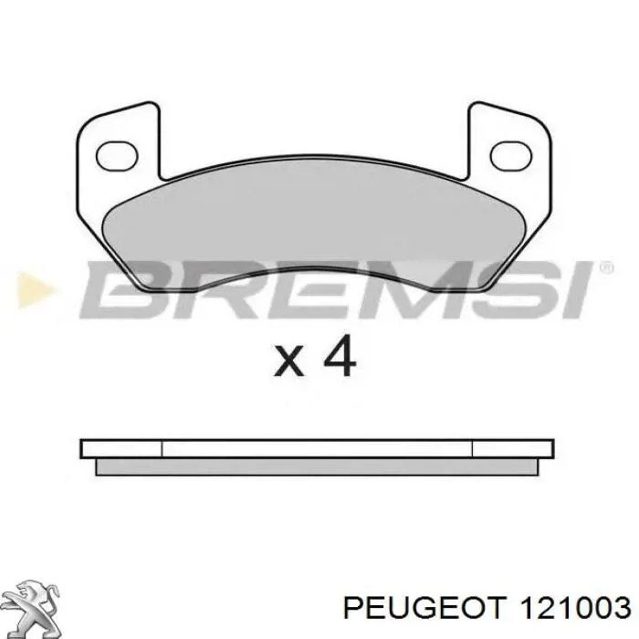 Купити 121003 Peugeot/Citroen Заглушка блоку циліндрів