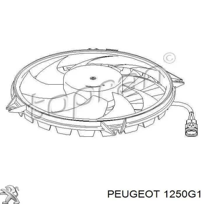 Вентилятор радіатора Peugeot/Citroen 1250G1 ціна, від 42.86 USD