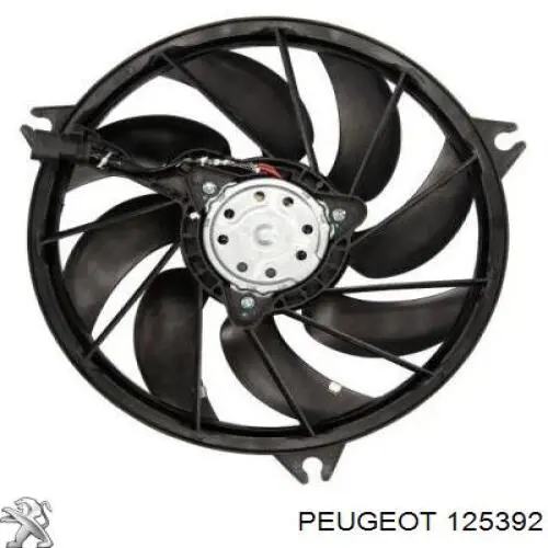 Вентилятор радіатора Peugeot/Citroen 125392 ціна, від 43.69 USD