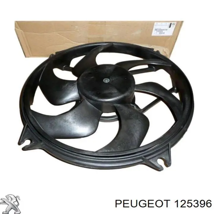 Купити 125396 Peugeot/Citroen Електровентилятор охолодження в зборі (двигун + крильчатка)