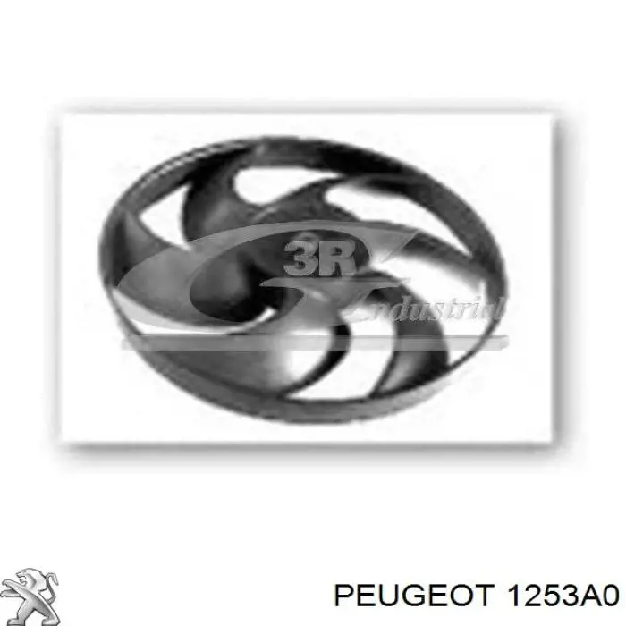 Вентилятор системи охолодження лівий Peugeot/Citroen 1253A0 ціна, від 14.11 USD