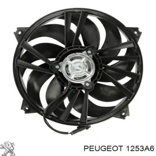 Вентилятор радіатора Peugeot/Citroen 1253A6 ціна, від 57.04 USD