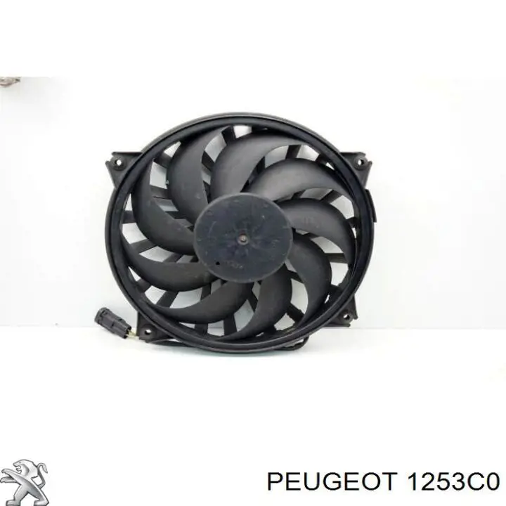 Вентилятор охолодження радіатора 1253C0 Peugeot/Citroen