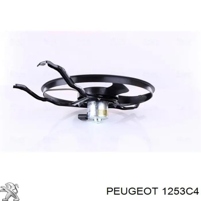 Купити 1253C4 Peugeot/Citroen Електровентилятор охолодження в зборі (двигун + крильчатка)