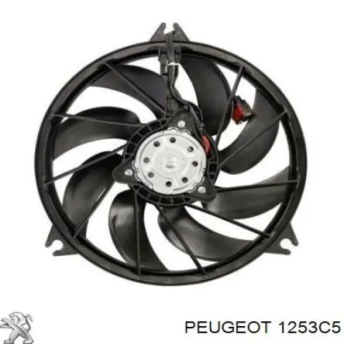 Вентилятор охолодження радіатора 1253C5 Peugeot/Citroen