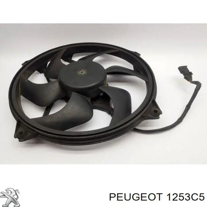 Купити 1253C5 Peugeot/Citroen Електровентилятор охолодження в зборі (двигун + крильчатка)