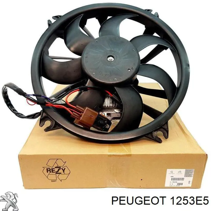 Вентилятор радіатора Peugeot/Citroen 1253E5 ціна, від 118.11 USD