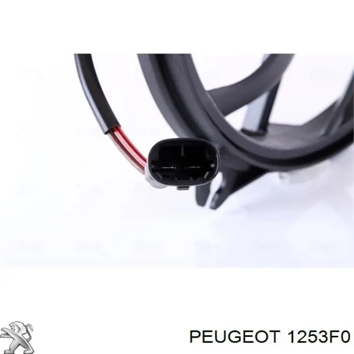 Вентилятор охолодження радіатора 1253F0 Peugeot/Citroen