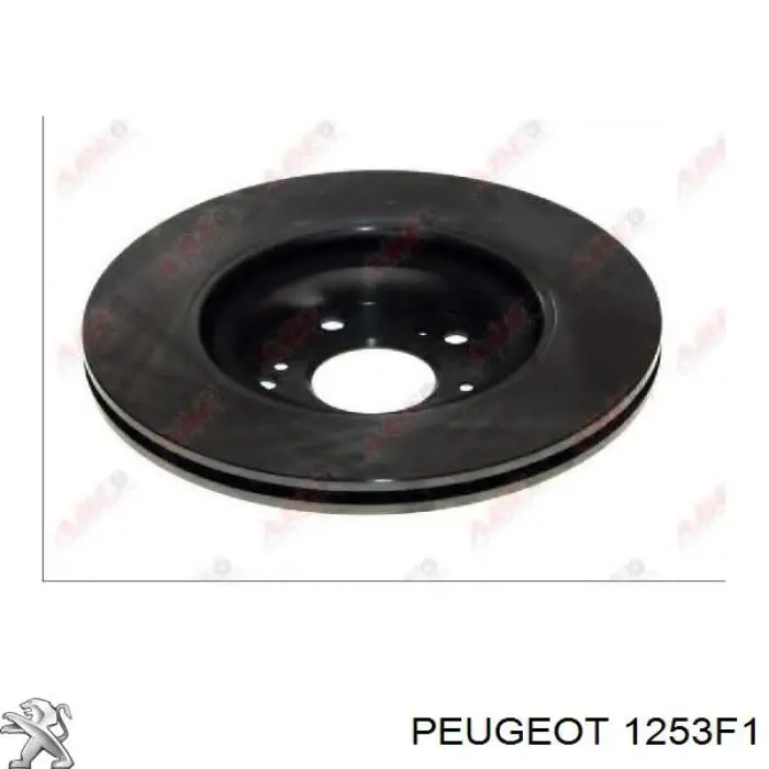 Купити 1253F1 Peugeot/Citroen Електровентилятор охолодження в зборі (двигун + крильчатка)