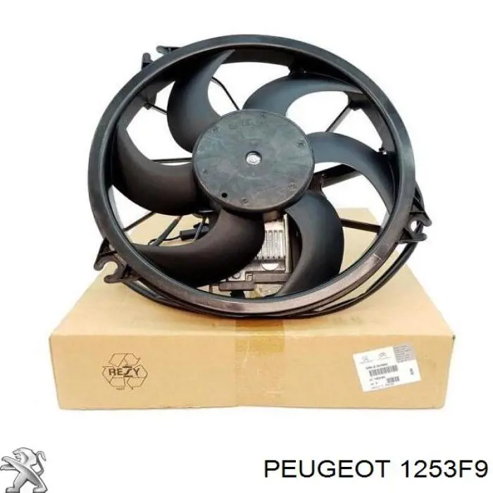 Вентилятор радіатора Peugeot/Citroen 1253F9 ціна, від 14.67 USD