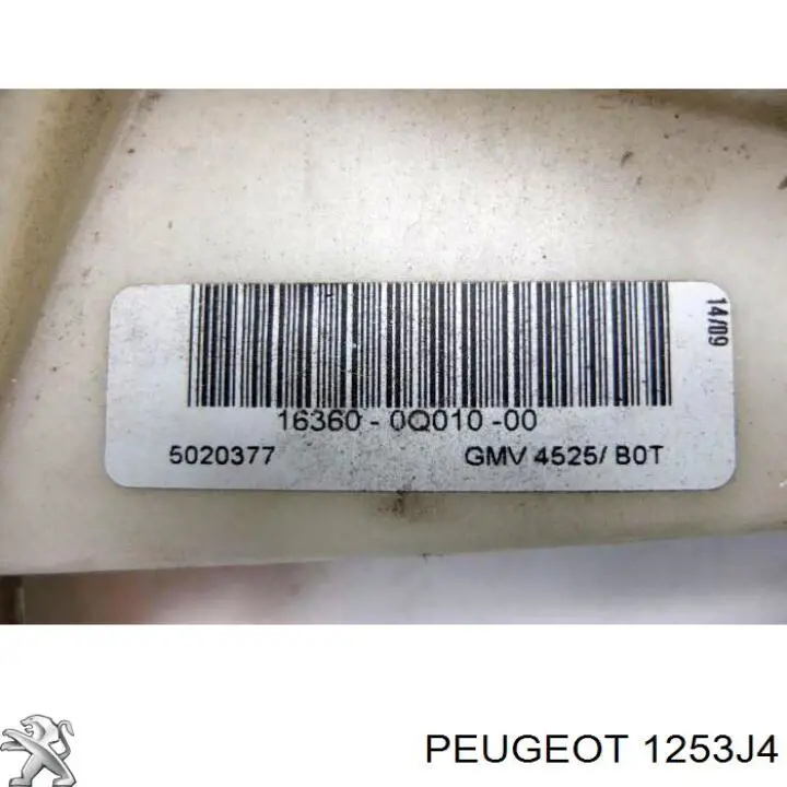 1253J4 Peugeot/Citroen Електровентилятор радіатора