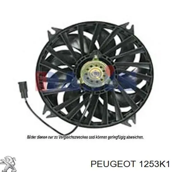 Вентилятор системи охолодження лівий Peugeot/Citroen 1253K1 ціна, від 55.00 USD