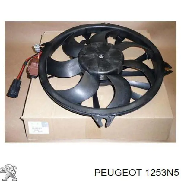 Купити 1253N5 Peugeot/Citroen Електровентилятор охолодження в зборі (двигун + крильчатка)