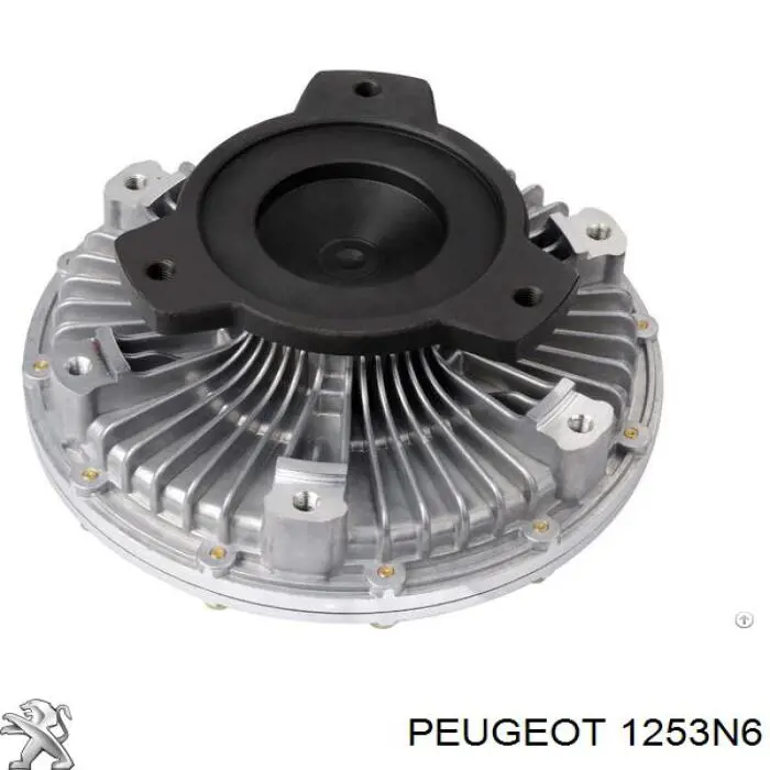 1253N6 Peugeot/Citroen електровентилятор охолодження в зборі (двигун + крильчатка)
