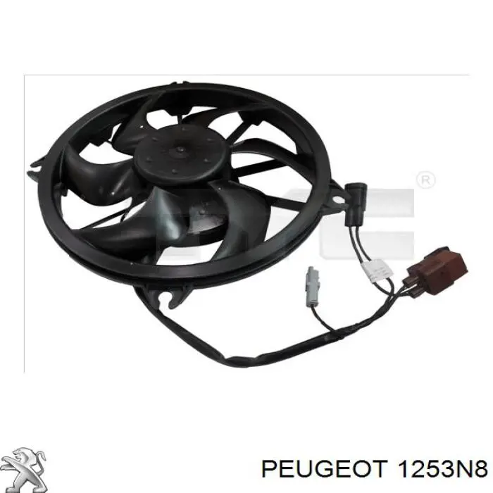 Вентилятор радіатора Peugeot/Citroen 1253N8 ціна, від 125.34 USD