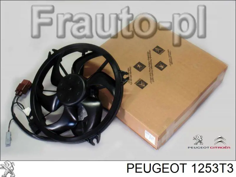 Купити 1253T3 Peugeot/Citroen Електровентилятор охолодження в зборі (двигун + крильчатка)