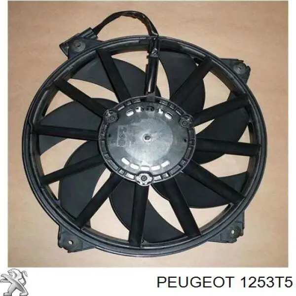 Купити 1253T5 Peugeot/Citroen Електровентилятор охолодження в зборі (двигун + крильчатка)