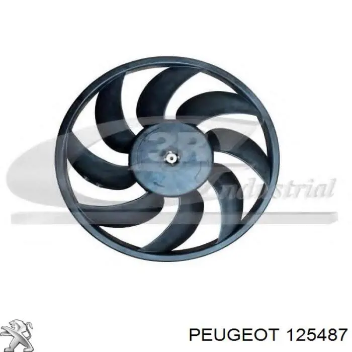 125487 Peugeot/Citroen Електровентилятор радіатора