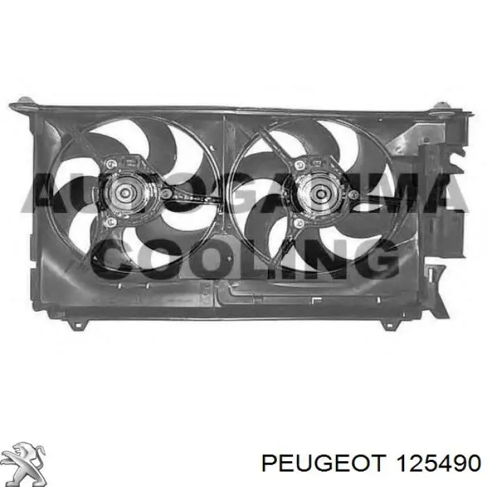 Купити 125490 Peugeot/Citroen Вентилятор/крильчатка радіатора охолодження