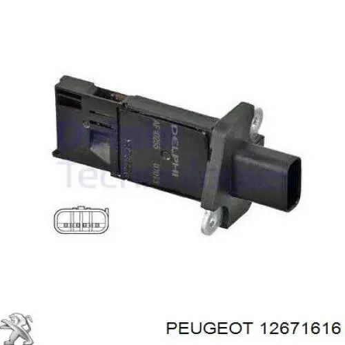 Купити 12671616 Peugeot/Citroen Повітромір