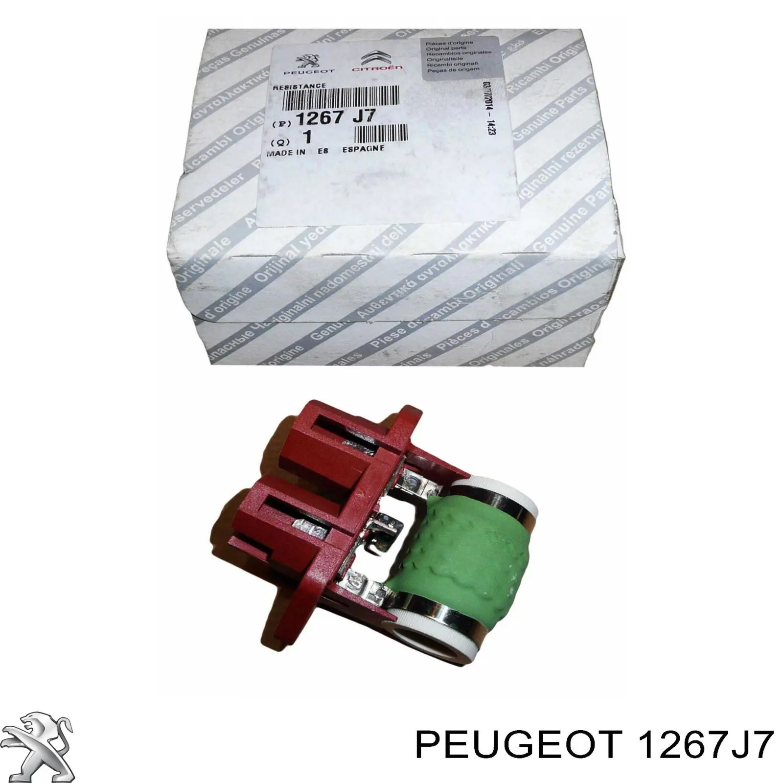 Резистор пічки 1267J7 Peugeot/Citroen
