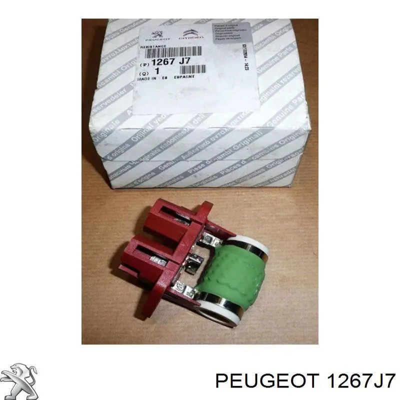 1267J7 Peugeot/Citroen резистор (опір пічки, обігрівача салону)