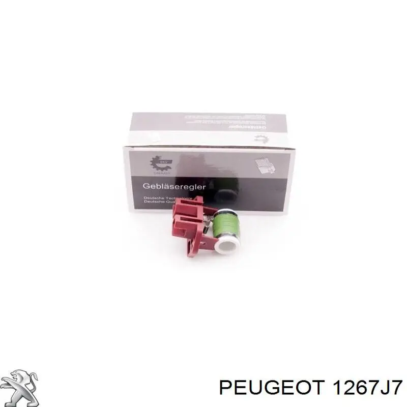 1267J7 Peugeot/Citroen Регулятор оборотів пічки