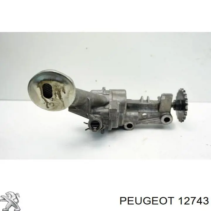 12743 Peugeot/Citroen сальник колінвала двигуна, задній