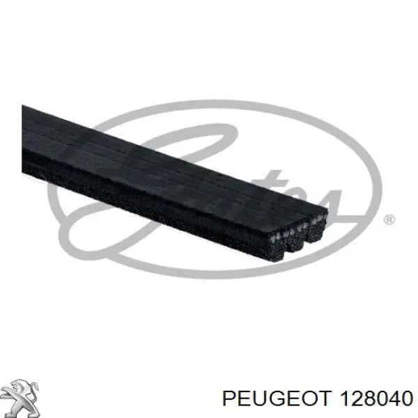 128040 Peugeot/Citroen ремінь приводний, агрегатів