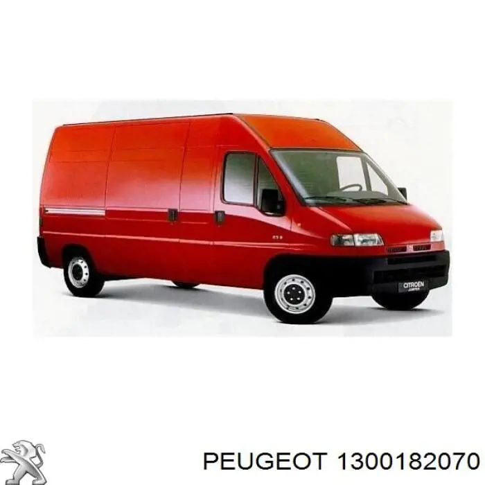 1300182070 Peugeot/Citroen бампер задній, права частина