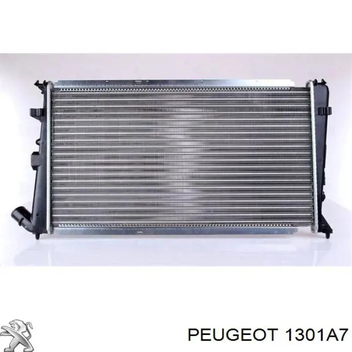1301A7 Peugeot/Citroen радіатор охолодження двигуна