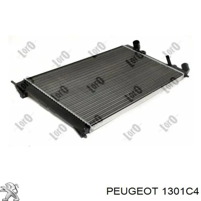 1301C4 Peugeot/Citroen радіатор охолодження двигуна